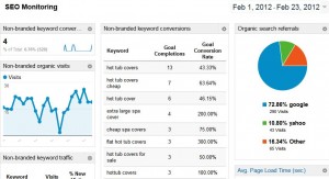 SEo dashboard google analytics