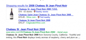 Google marketplace for wine