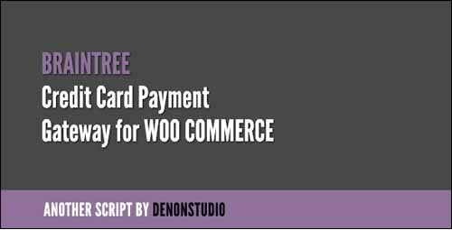 braintree credit card gateway for woocommerce