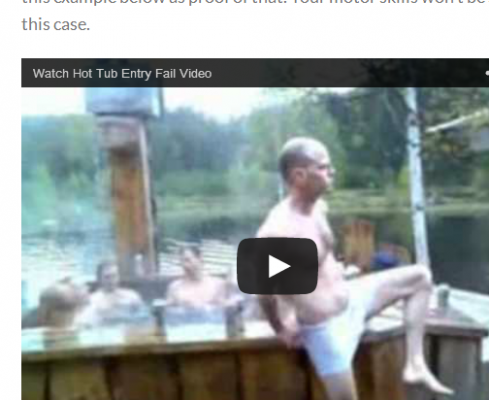 Epic fail  hot tub