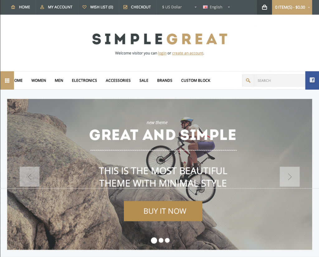 SimpleGreat   Premium WordPress WooCommerce theme   ThemeForest Previewer