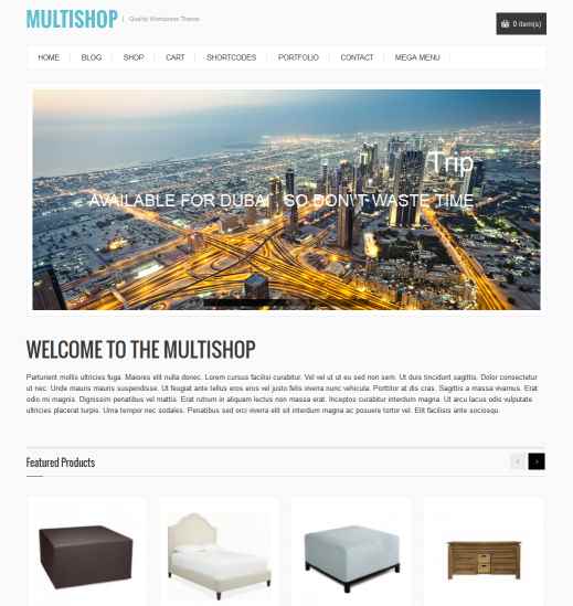 multishop wordpress theme